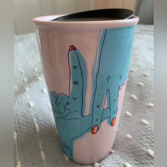 LA Starbucks 12oz ceramic travel mug - Picture 10 of 10